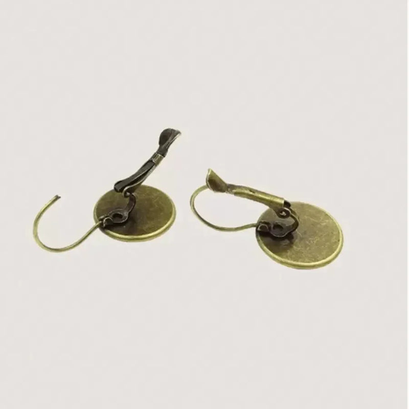 Retro Style Blue Bird Shaped Round Hook Earrings
