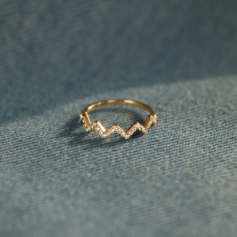 Handcrafted Highs & Lows Ring for Daughter