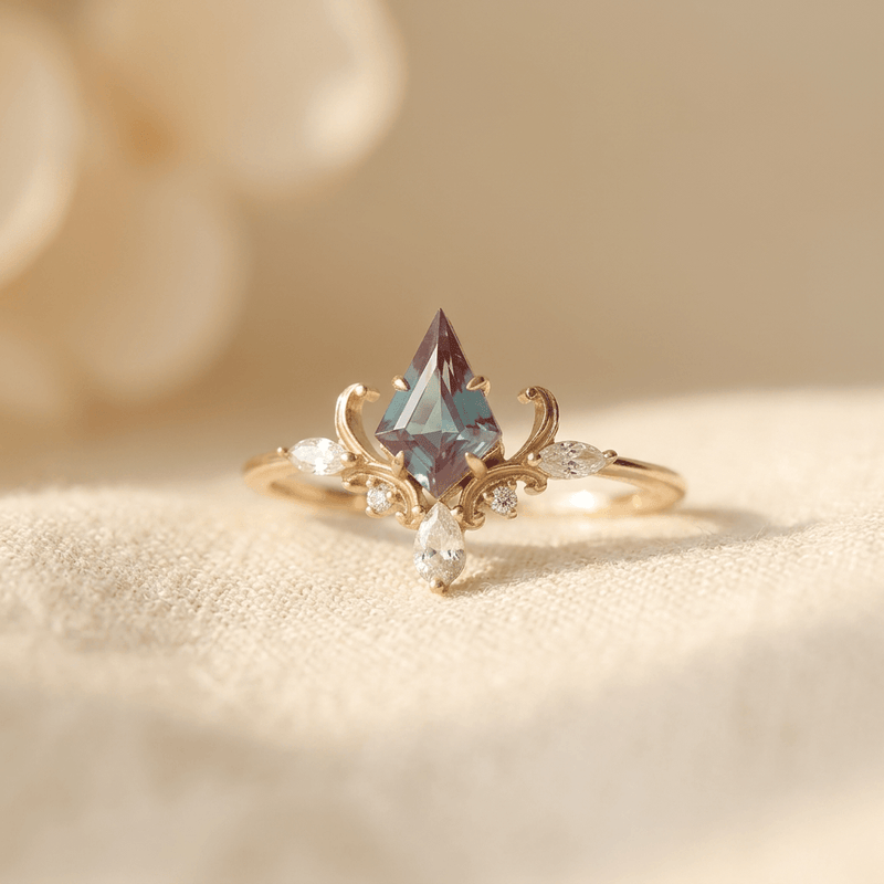 Victorian Crown Gold Sterling Silver Ring