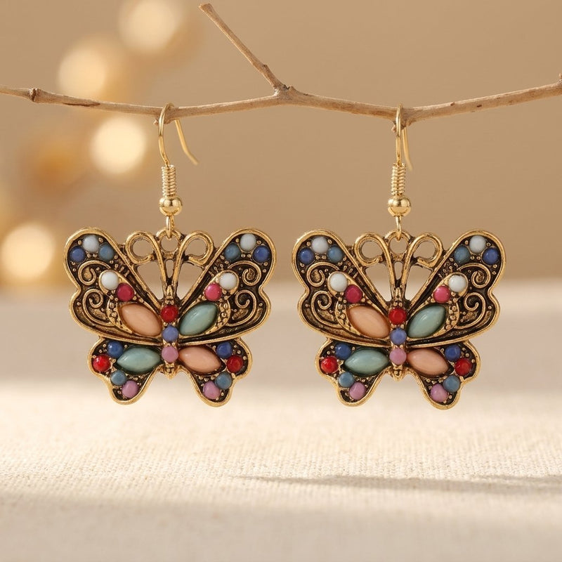 Antique Golden Bohemian Earrings