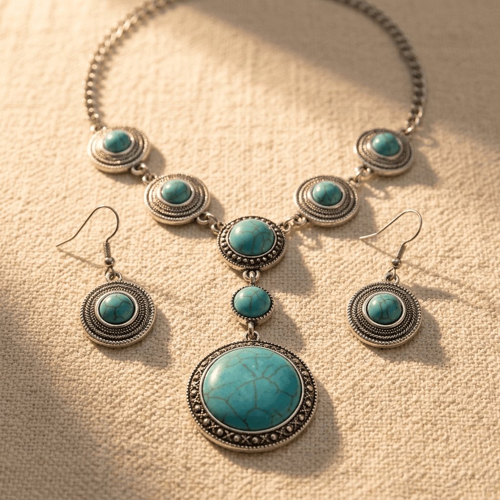 Vintage Bohemian Style Jewelry Set