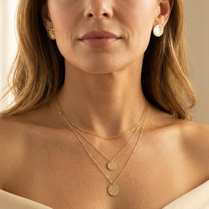 Layered Necklace Jewelry Set Alloy Bone Chain